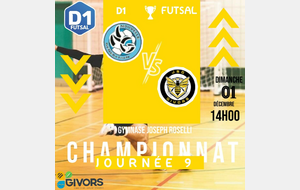 Futsal D1 - MATCH N.G VS JSO.GIVORS 