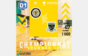 Futsal - MATCH JSO.GIVORS VS VAULX