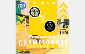 MATCH JSO.GIVORS VS GOAL FUTSAL CLUB 3